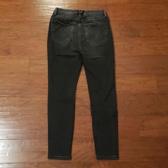 We the Free People Gray Jeans Skinny Stone Wash Faded Black Women’s 29 - Picture 6 of 8